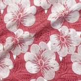 Petals Embroidery Material—100% Polyester—Dressmaking Fabric—Width 59" Inches Wide—Sold By The Yard